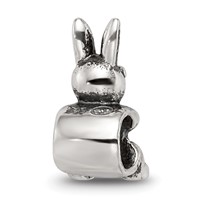 Sterling Silver Reflections Kids Bunny Bead view 5