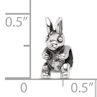 Sterling Silver Reflections Kids Bunny Bead view 4