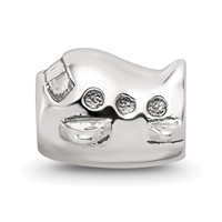 Sterling Silver Reflections Kids Airplane Bead view 3