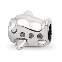 Sterling Silver Reflections Kids Airplane Bead view 5