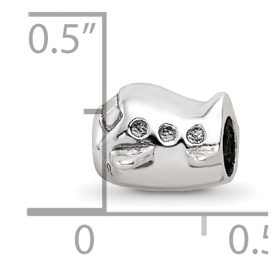 Sterling Silver Reflections Kids Airplane Bead