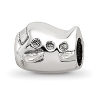 Sterling Silver Reflections Kids Airplane Bead view 1
