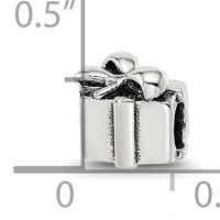 Sterling Silver Reflections Kids Present Bead view 4