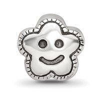 Sterling Silver Reflections Kids Smiley Flower Bead view 3
