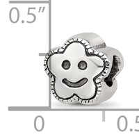Sterling Silver Reflections Kids Smiley Flower Bead view 4
