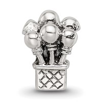 Sterling Silver Reflections Kids Balloons Bead view 3