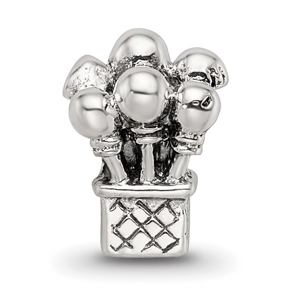 Sterling Silver Reflections Kids Balloons Bead