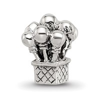 Sterling Silver Reflections Kids Balloons Bead view 1