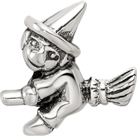 Sterling Silver Reflections Kids Witch Bead view 4