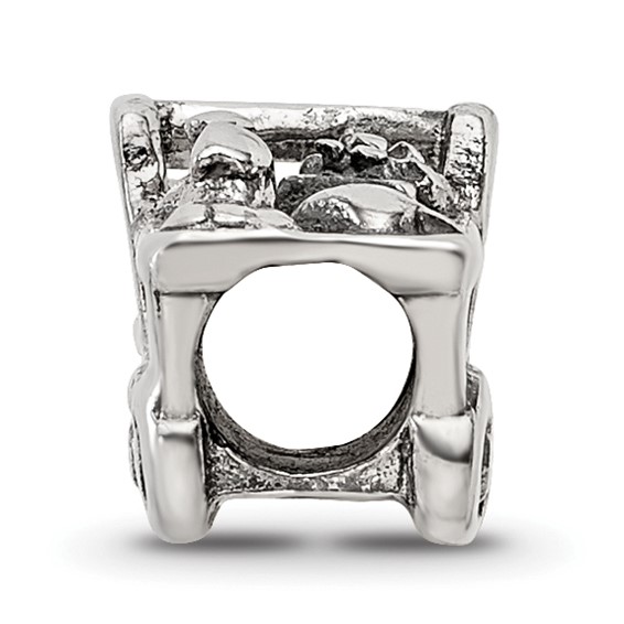 Sterling Silver Reflections Kids Shopping Cart Bead