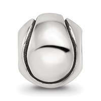 Sterling Silver Reflections Kids Tennis Ball Bead view 3
