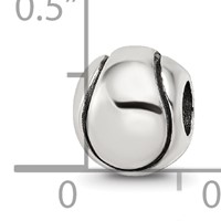 Sterling Silver Reflections Kids Tennis Ball Bead view 5