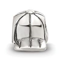 Sterling Silver Reflections Kids Baseball Cap Bead view 3