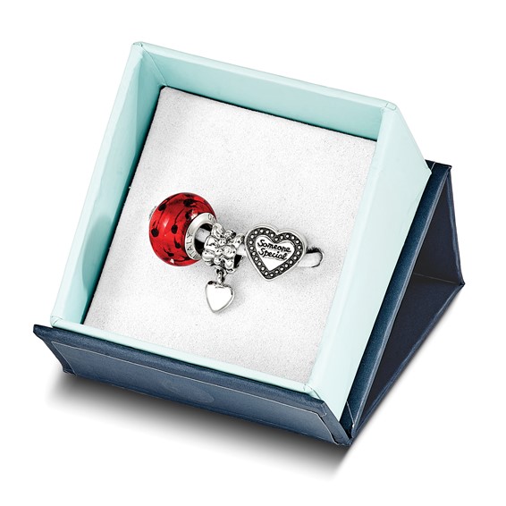 Sterling Silver Reflections Someone Special Boxed Bead Set