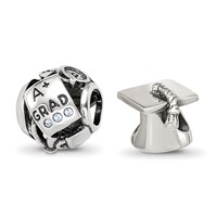 Sterling Silver Reflections Graduation Boxed Bead Set view 1