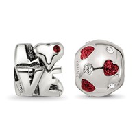 Sterling Silver Reflections All You Need Is Love Boxed Bead Set view 3