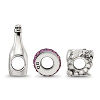 Sterling Silver Reflections Wine Country Boxed Bead Set view 2