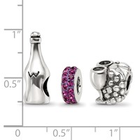 Sterling Silver Reflections Wine Country Boxed Bead Set view 5