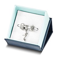 Sterling Silver Reflections Stylish Girl Boxed Bead Set view 5
