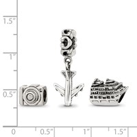 Sterling Silver Reflections Travel Bug Boxed Bead Set view 5