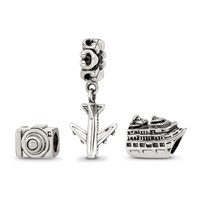Sterling Silver Reflections Travel Bug Boxed Bead Set view 1