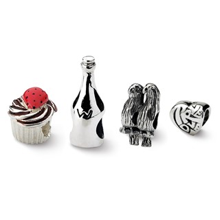 Sterling Silver Reflections Celebration & Anniversary Boxed Bead Set