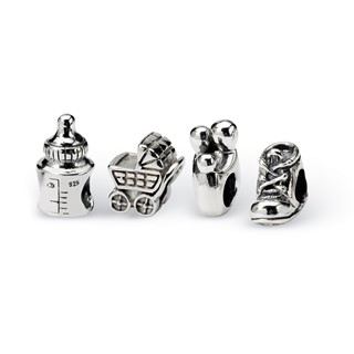 Sterling Silver Reflections First Baby Boxed Bead Set