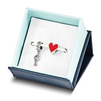 Sterling Silver Reflections You Have the Keys Boxed Bead Set view 5