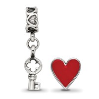 Sterling Silver Reflections You Have the Keys Boxed Bead Set view 3