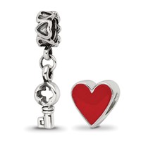 Sterling Silver Reflections You Have the Keys Boxed Bead Set view 4