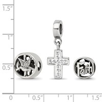 Sterling Silver Reflections Religious Boxed Bead Set view 5