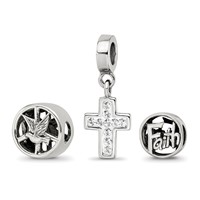 Sterling Silver Reflections Religious Boxed Bead Set view 1