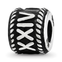 Sterling Silver Reflection Rope Boarder and Infinity Personalized Bead view 3