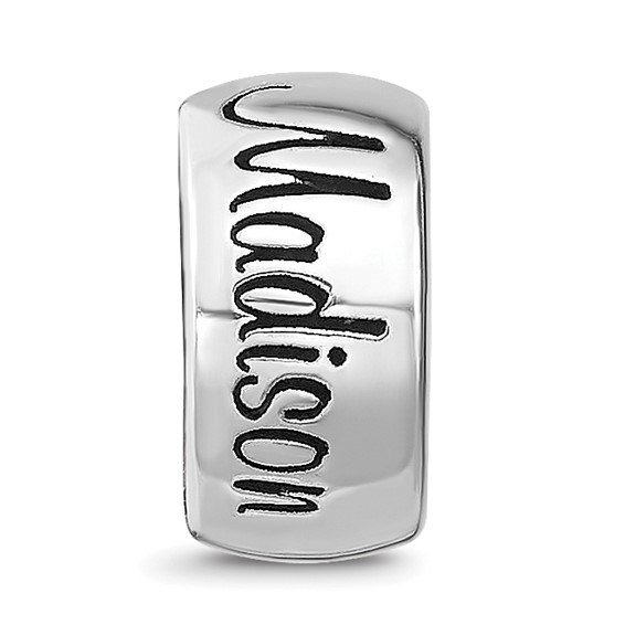 Sterling Silver Reflection Personalized Bead