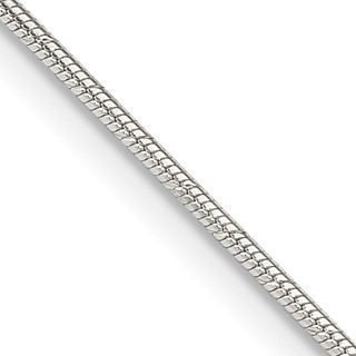 Sterling Silver Patterned Diamond-Cut Snake Chain