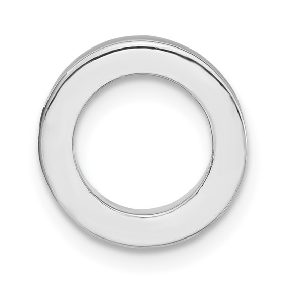 Sterling Silver Stackable Expressions Brown Enamel Bead Pendant