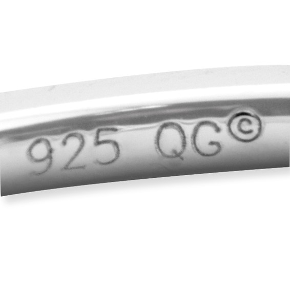 Sterling Silver Stackable Expressions Brown Enameled 1.5mm Ring