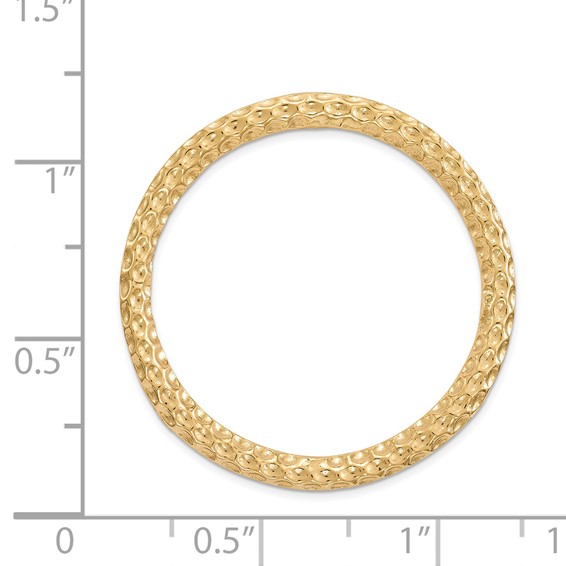 Sterling Silver Stackable Expressions Gold-tone Large Chain Slide