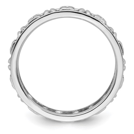 Sterling Silver Stackable Expressions Gemini Zodiac Ring