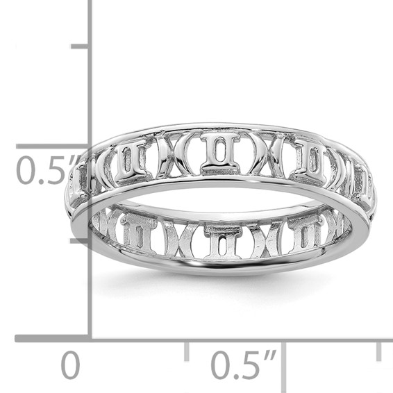 Sterling Silver Stackable Expressions Gemini Zodiac Ring