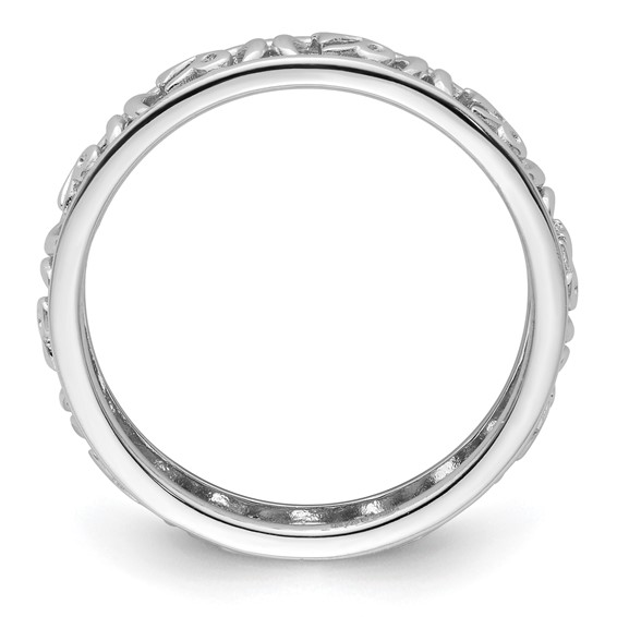 Sterling Silver Stackable Expressions Capricorn Zodiac Ring
