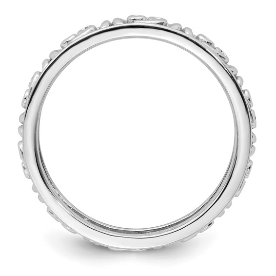 Sterling Silver Stackable Expressions Cancer Zodiac Ring