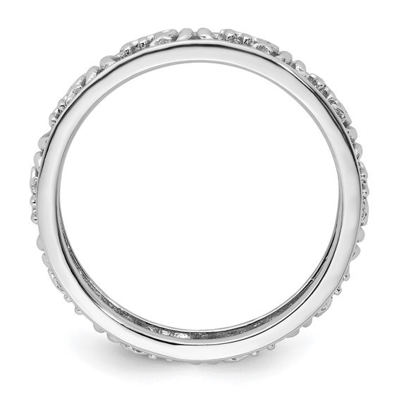 Sterling Silver Stackable Expressions Virgo Zodiac Ring