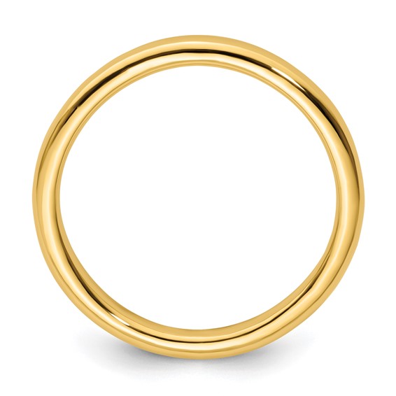 Sterling Silver Stackable Expressions Gold-plated Polished Ring