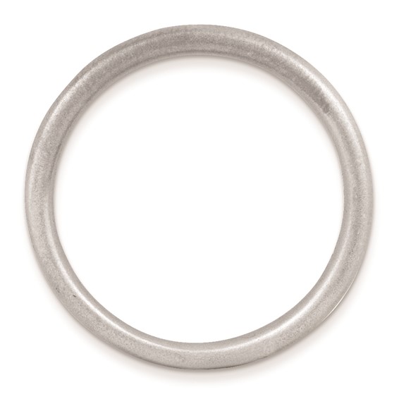 Sterling Silver Stackable Expressions Rhodium Satin Ring