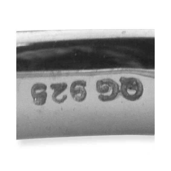 Sterling Silver Stackable Expressions Rhodium Satin Ring