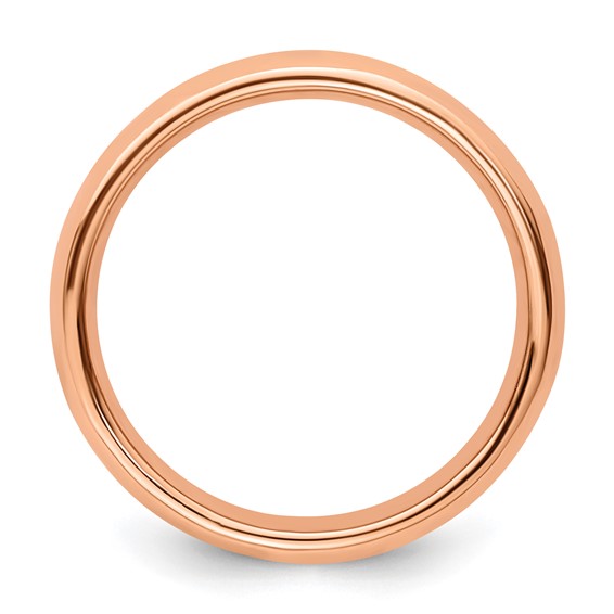 Sterling Silver Stackable Expressions Pink-plated Polished Ring