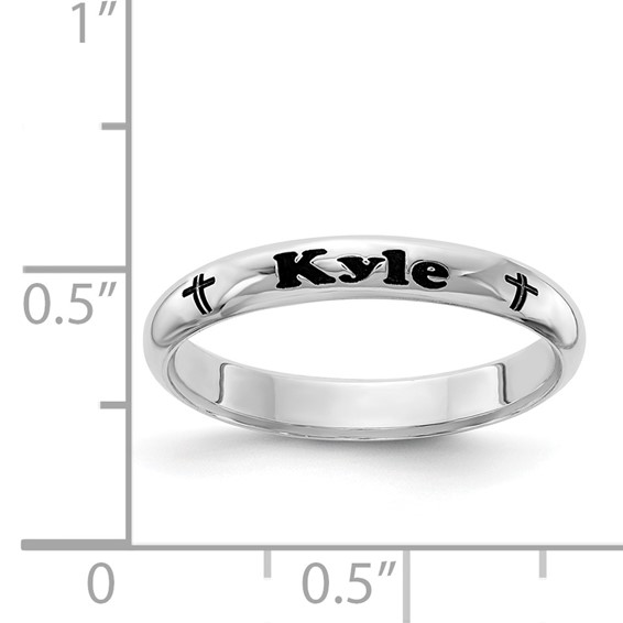 Stackable Expressions Personalized Cross Rings