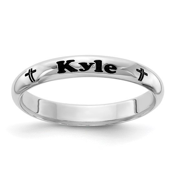 Stackable Expressions Personalized Cross Rings
