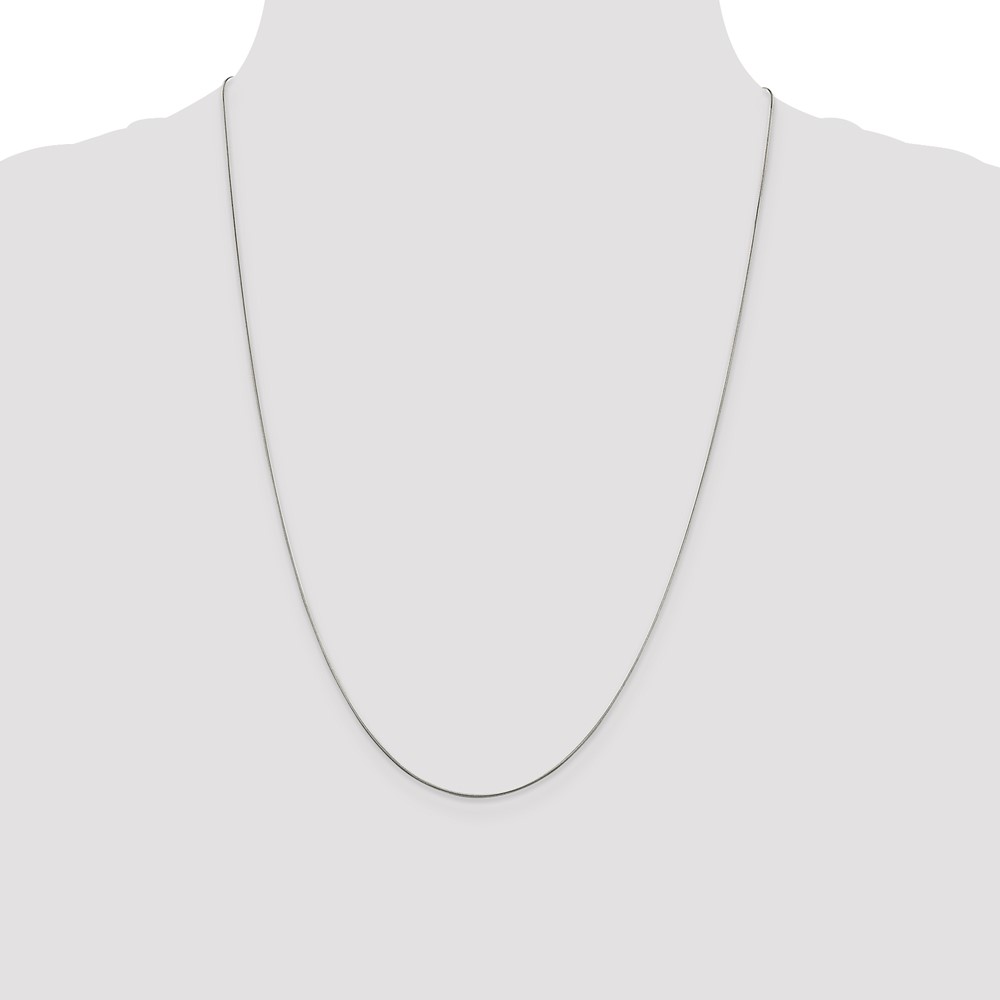 Sterling Silver .7mm Snake Chain (QSN015-24)